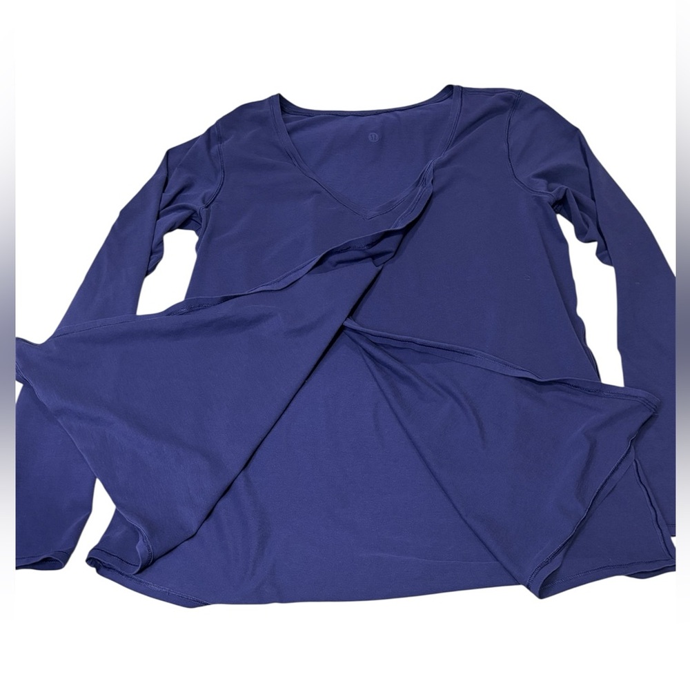 lululemon athletica Deep Blue Long Sleeve Top